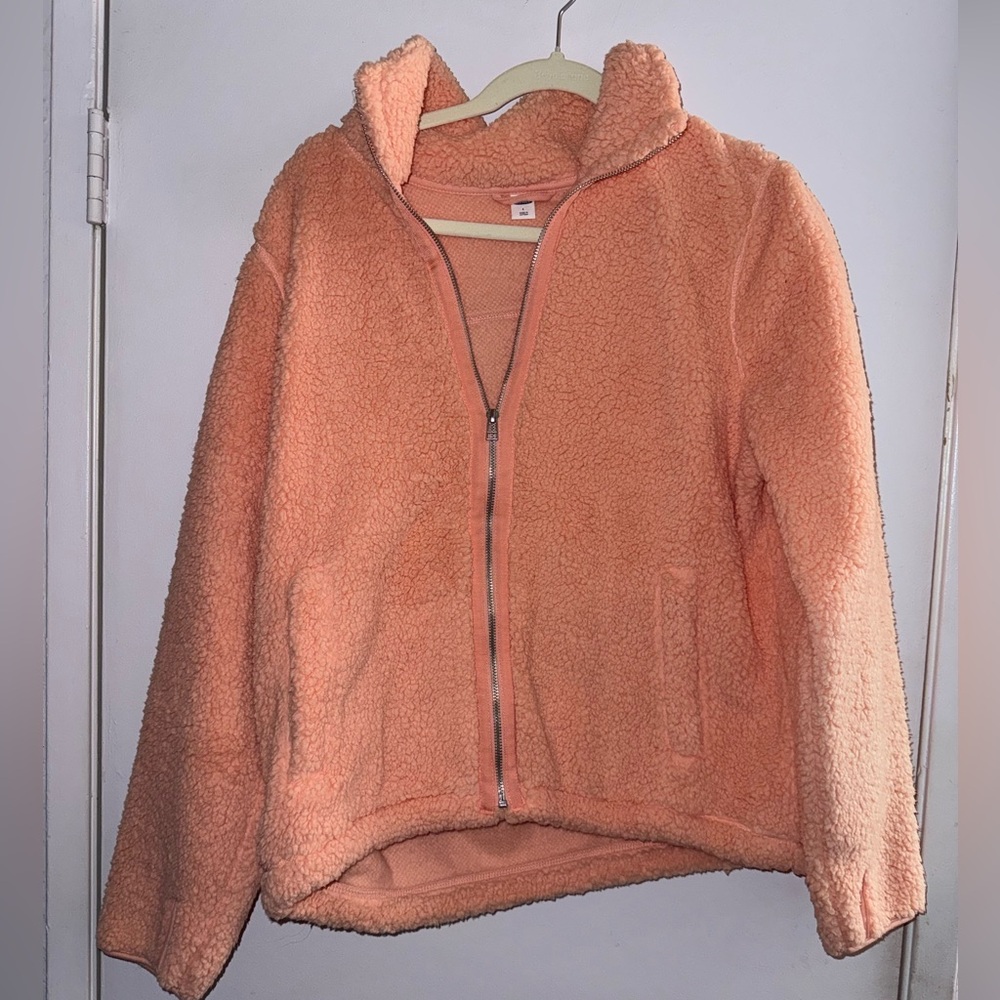 Old Navy Peach Sherpa Jacket